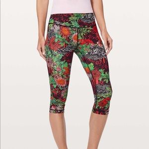 Lululemon Wunder Under Crop Zen Garden